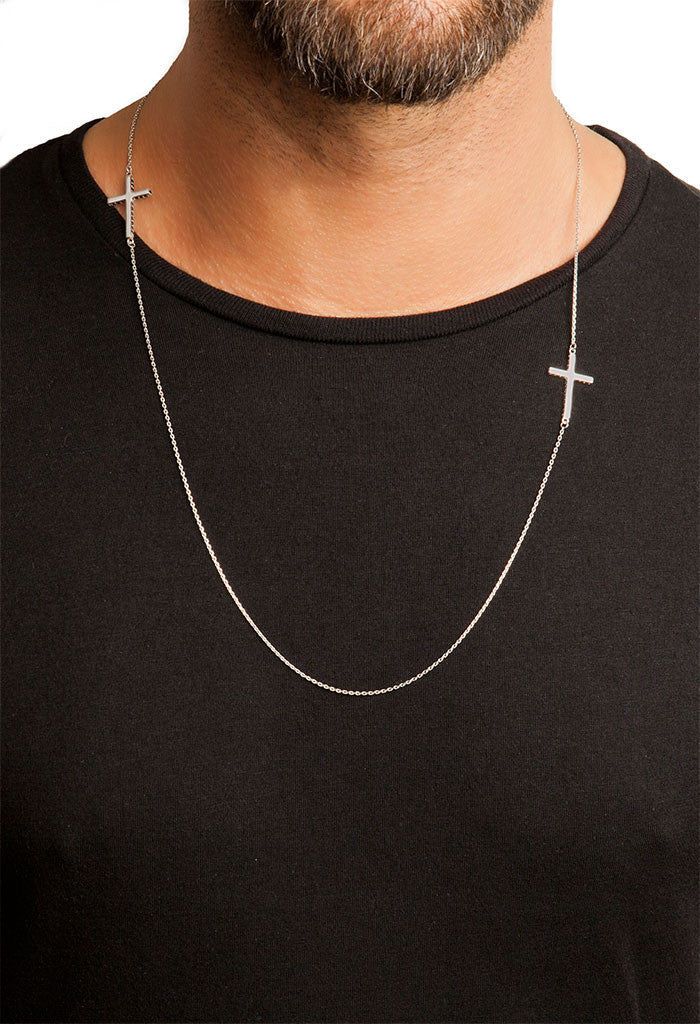 White Stone Cross Scapular – DUEROS