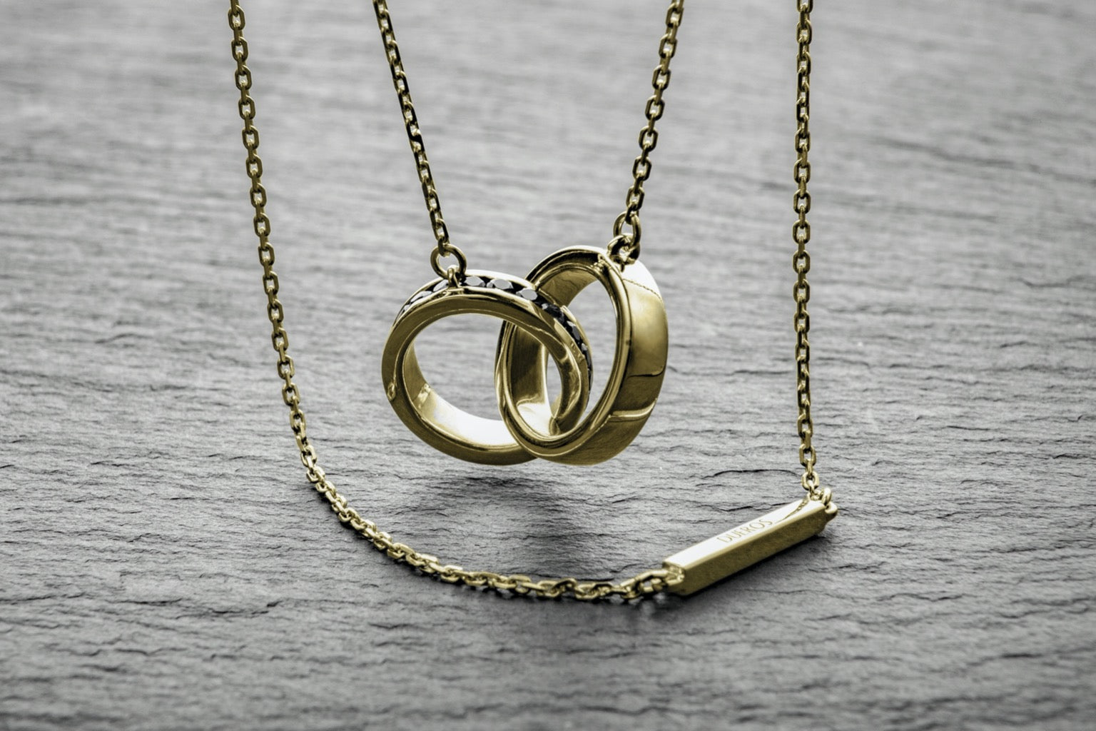 Double Ring Necklace – DUEROS