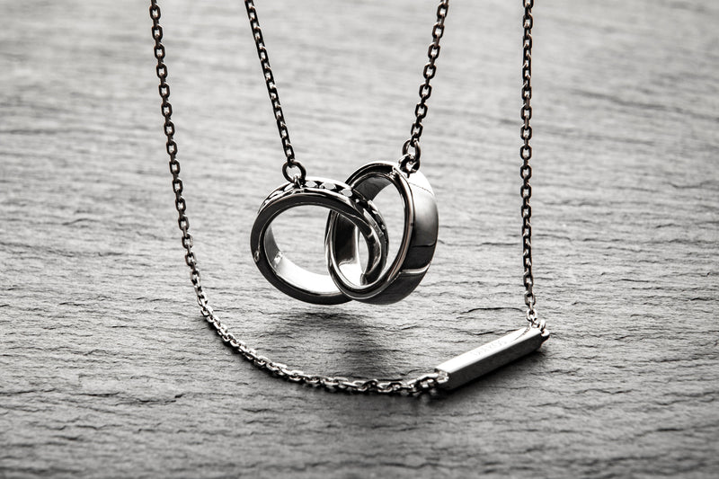 Double Ring Necklace - DUEROS